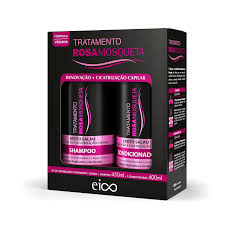KIT SHAMPOO 800ML+CONDICIONAD. 750ML EICO TRAT ROSA MOSQUETA