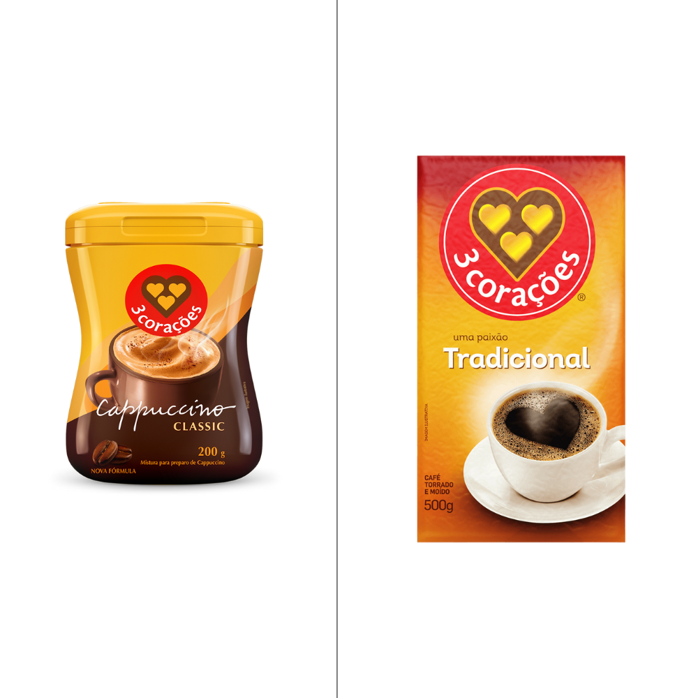 CAFE 3 CORACOES 500G