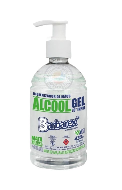 ALCOOL GEL 70 PUMP 430G BARBAREX