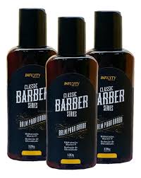 KIT COM 6 BALM PARA BARBA HIDRATANTE 120GR INFINITY