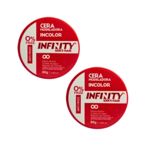 KIT COM 12 CERA MATTE 80GR MODELING WAX BARBER INFINITY