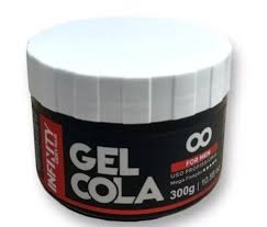 GEL COLA FOR MEN 300GR / MODELADORA 160G VERMELHA - INFINITY - KIT COM 12/12