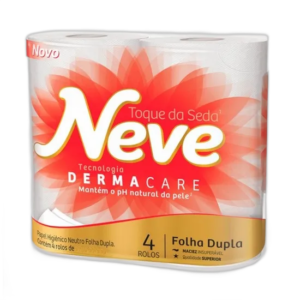 PAPEL HIGIÊNICO FOLHA DUPLA Tipo:NEVE C/4
