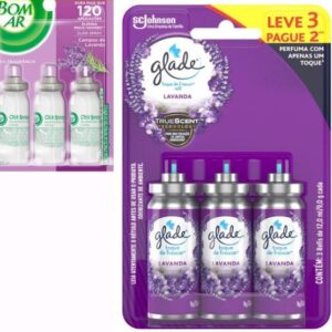REFIL c/3 unid 12ml Glade/Bom Ar