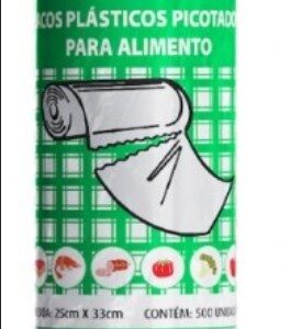 SACO BOBINA PICOTADA 20x28 C/500