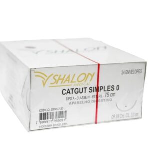 FIO DE SUTURA Tipo:NYLON 4-0 2.0CM 3/8 CX C/24