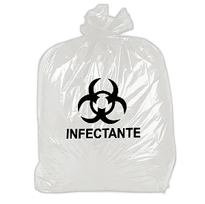 SACO PARA LIXO Tipo:INFECTANTE 15L C/100
