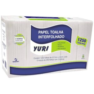 PAPEL TOALHA Tipo: INTERFOLHA YURI C/1250
