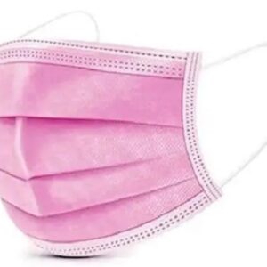MÁSCARA Tipo:TRIPLA ROSA C/50