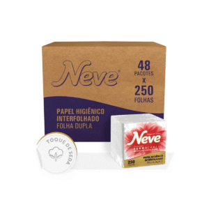 PAPEL HIGIÊNICO FOLHA DUPLA Tipo:CAI-CAI NEVE INTERFOLHA