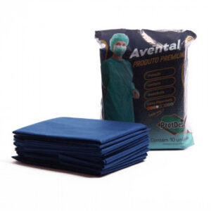 AVENTAL SEM MANGA Tipo: 40G MARINHO PREMIUM - pacote c/10 unid