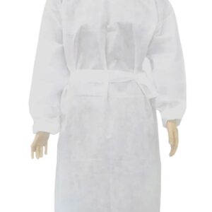 AVENTAL MANGA LONGA Tipo: 16G BRANCO - pacote c/10 unid