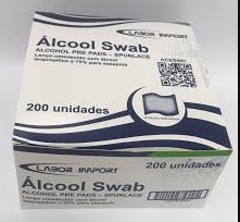 Alcool Tipo: SWAB C/200