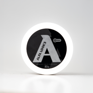 KIT 6 PASTA MODELADORA BLACK 80G ALFA LOOKS  + 6 CARAMELO 80G