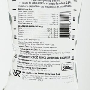Soro Ringer Lactato 0.02% 500ML
